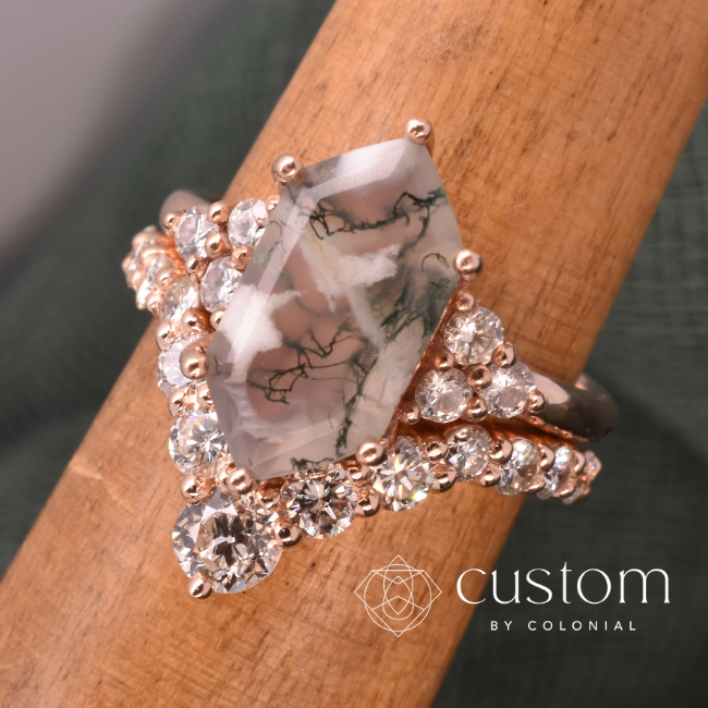 A Unique Engagement Ring Deserves a Unique Wedding Band
